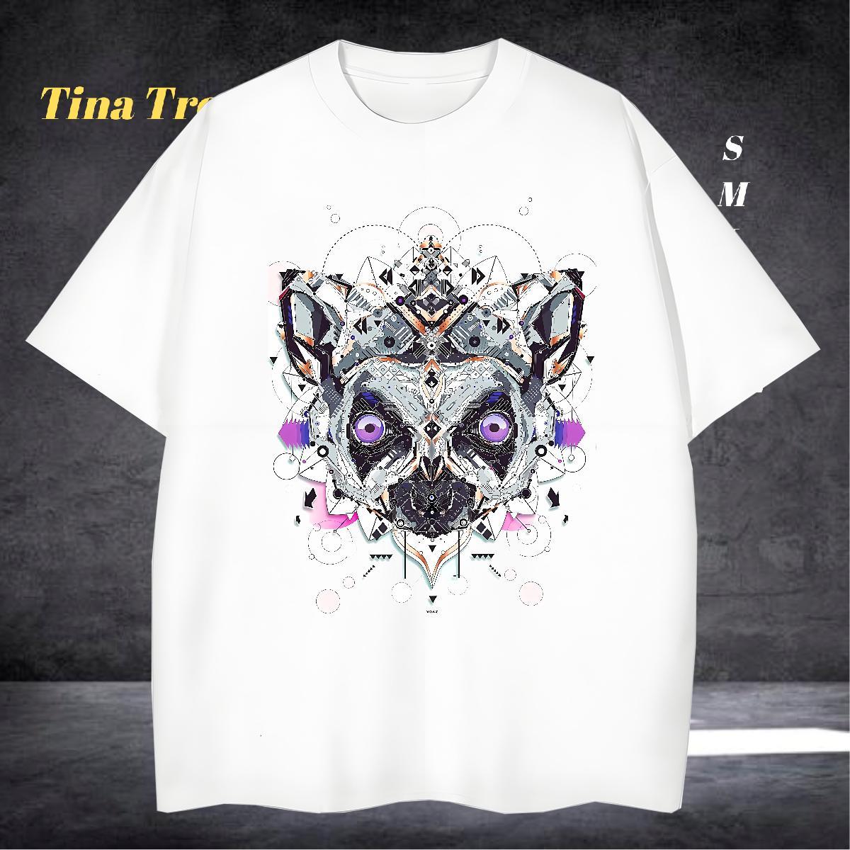 TOP Quality T-Shirts for Men 230g Pure Cotton eye of the devil High Street Hip Hop White Plus Size O Neck Short Sleeves Mens Tshirts Classic Tops Tees