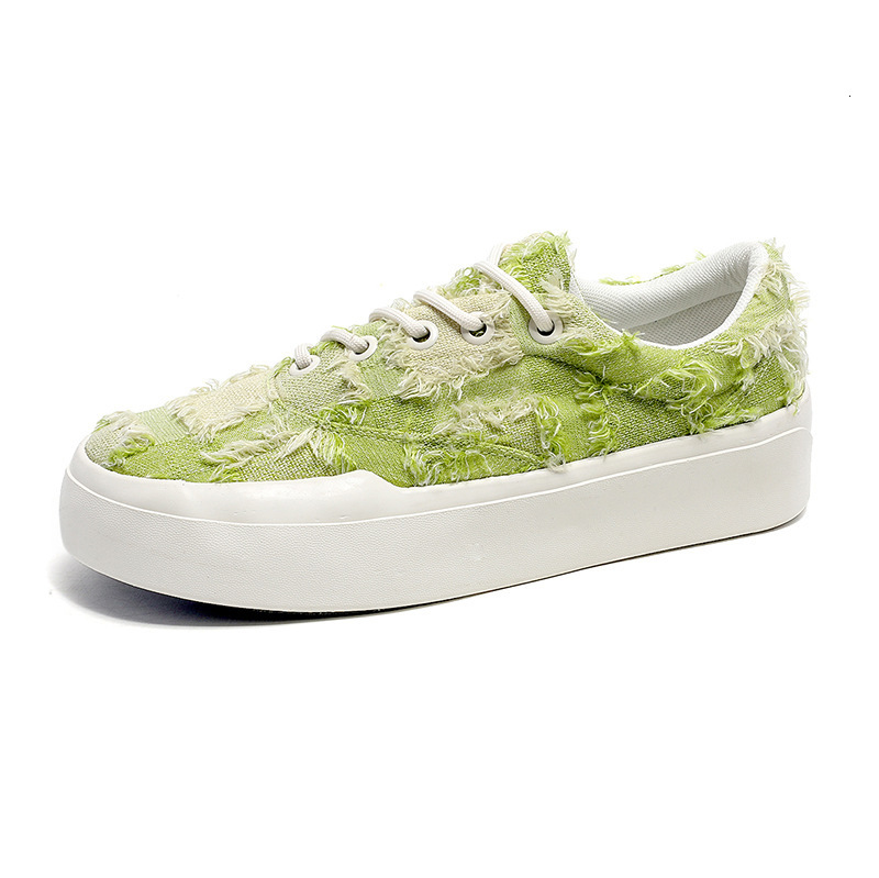 Ddmysports Guozi Same Style New Wind Andmade Ragged Edge Small Fragrant Flower Classic Canvas Men S Couple Board Shoes X OUTDOOR