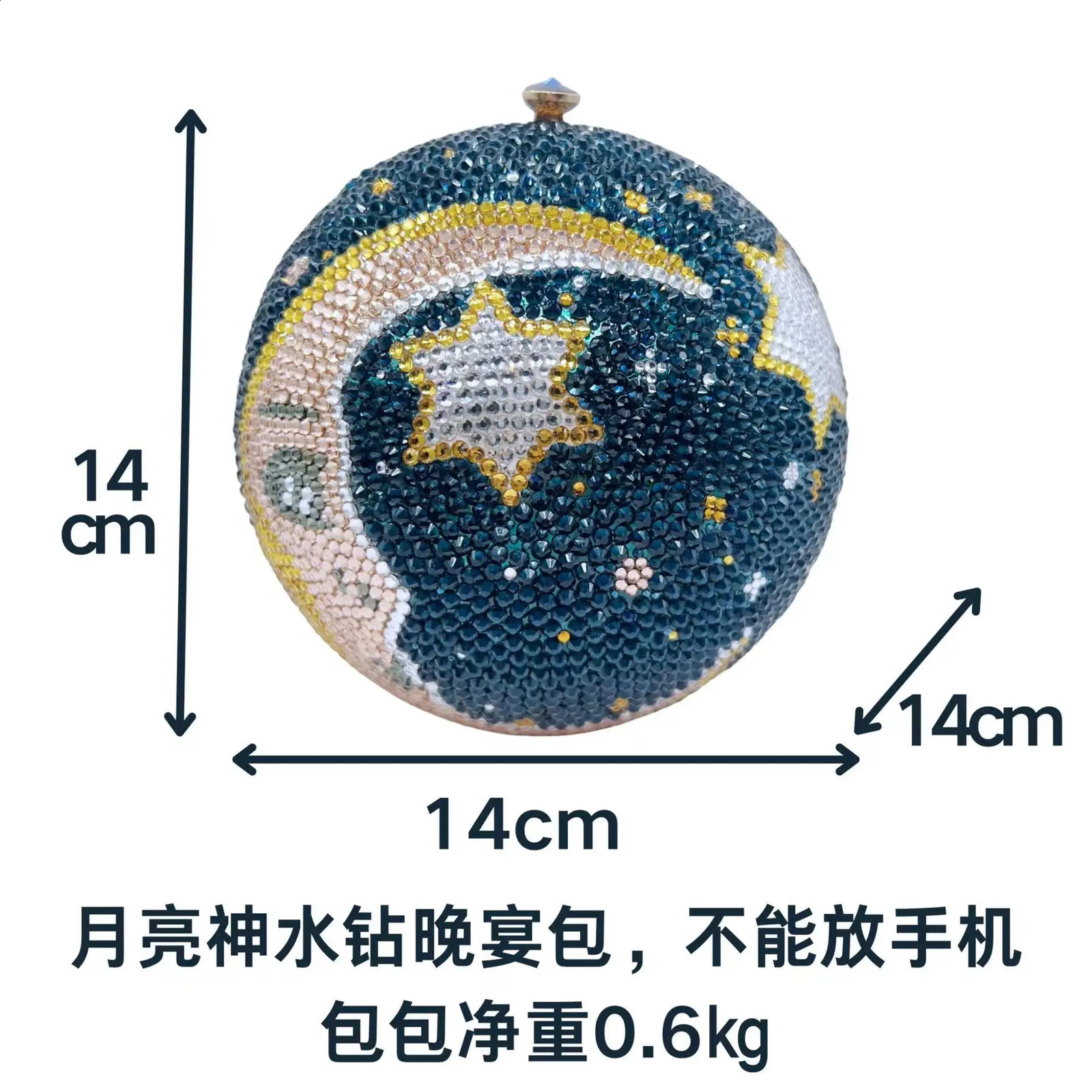 Special Womens Blue Green Wedding Party Gift Wallet Crystal Bridal y Day Clutch Mini Rhinestone Evening Handbag 240823