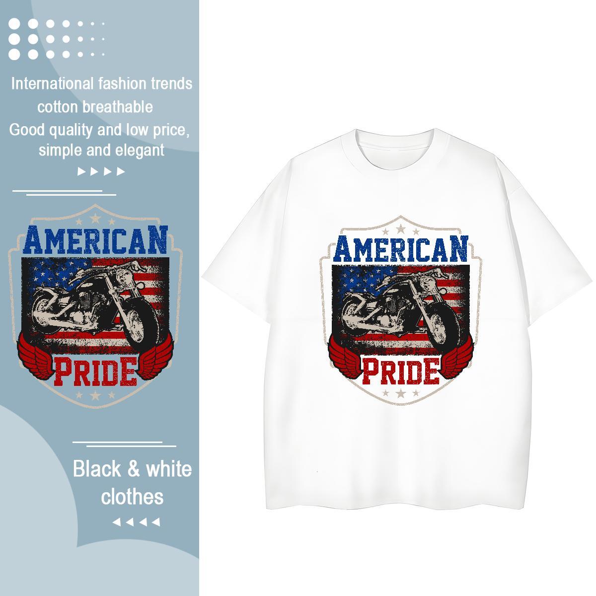 Brand Lady T shirt 230g Cotton letter Casual T Shirt For Woman O-Neck Short Sleeve Oversized Polos
