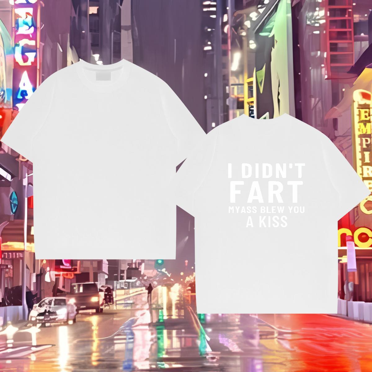 Popular T shirt 230g Pure Cotton letter Sport DIY Printed Breathable Short Sleeve Mens Tshirts Factory Direct Tees Shirts