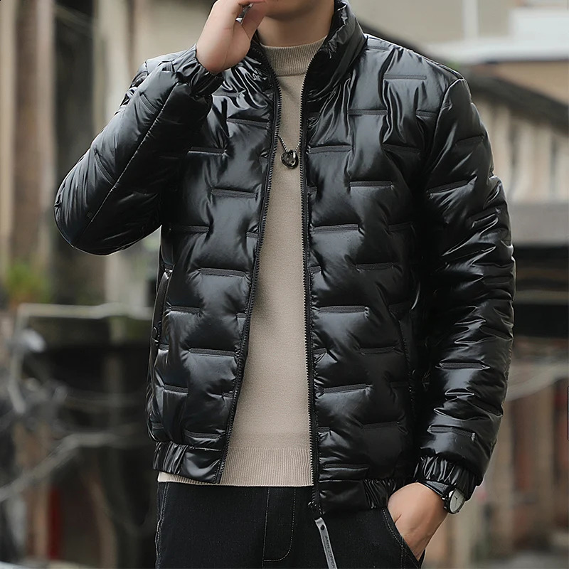 Winter jacket bright Parka thick warm mens coat clothing 240822