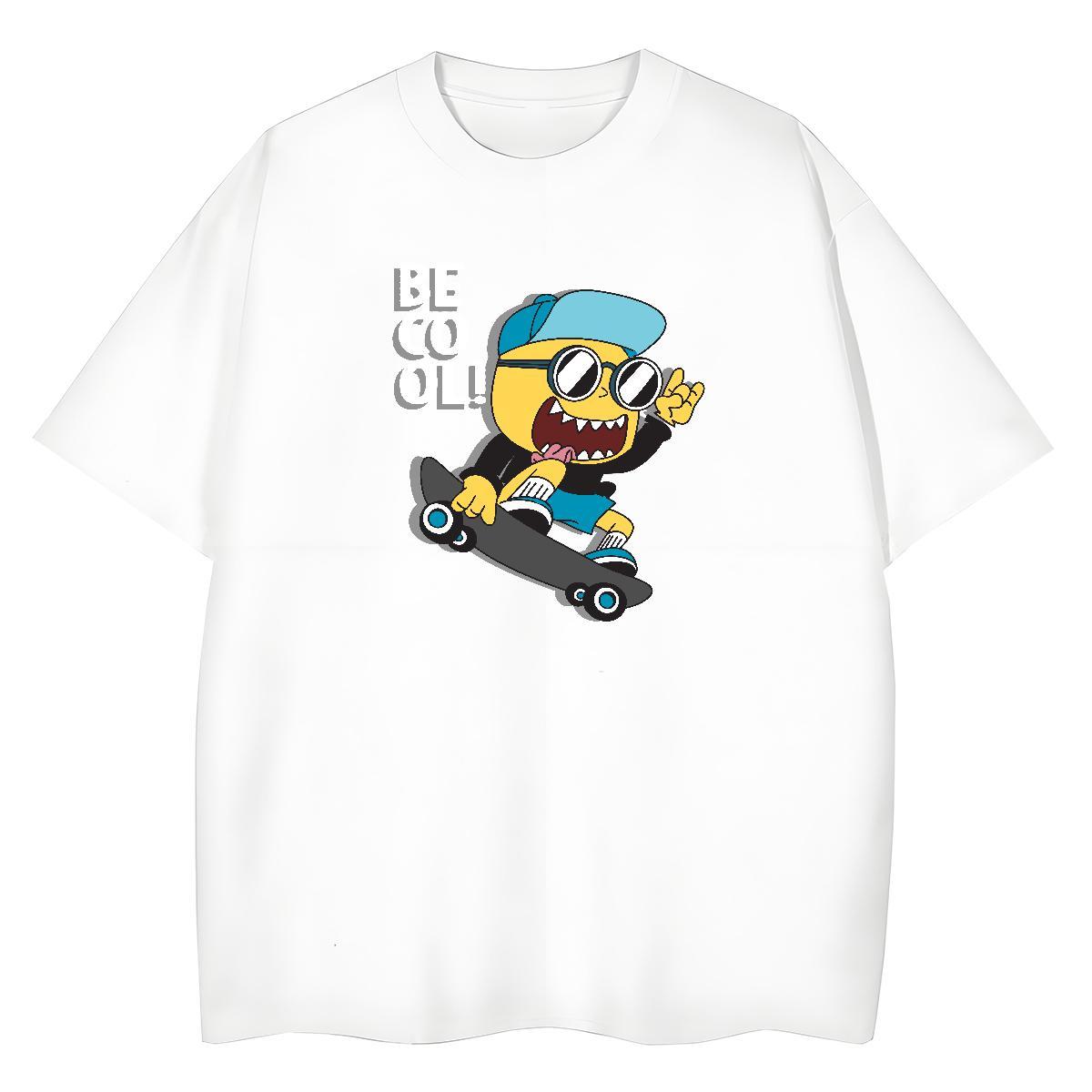 Brand Womens Tshirts 230g 100% Cotton USA Beach T Shirt For Woman Breathable Anime Oversized Polos