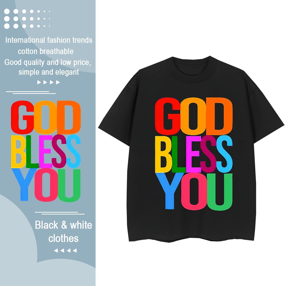 Unisex Women Tshirts 100% Cotton 230g letter Daily Outfit Woman T Shirts Breathable Short Sleeve Skull Tops