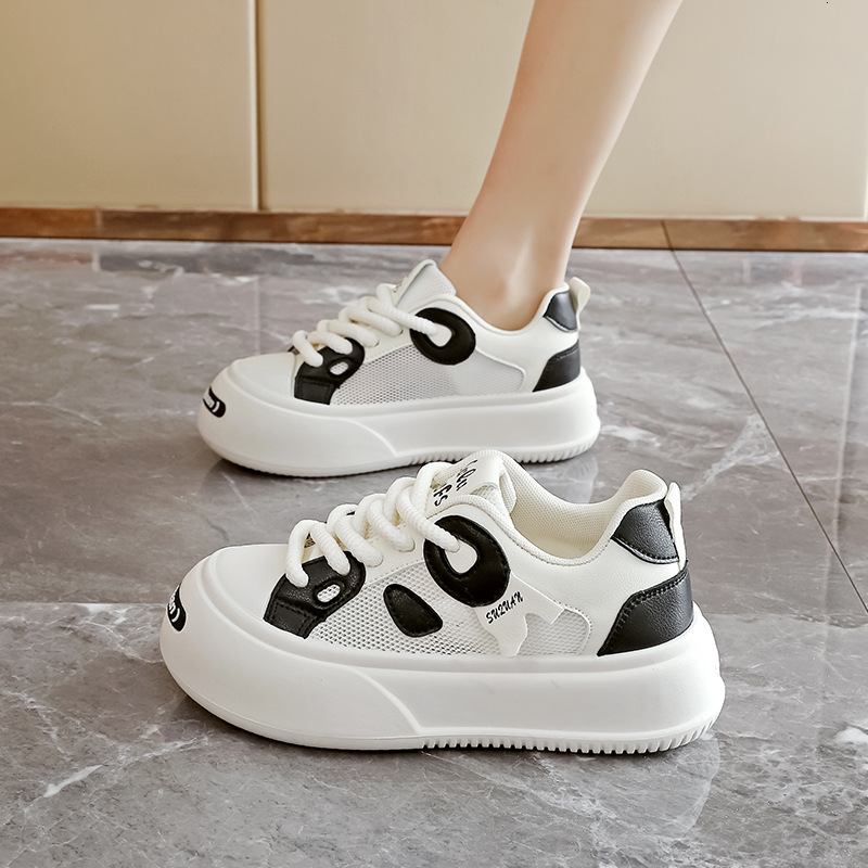 Ddmysports Thick Soled White For Women New Spring S Versatile Height Increasing Sports Fashion Casual Board Shoes OUTDOOR