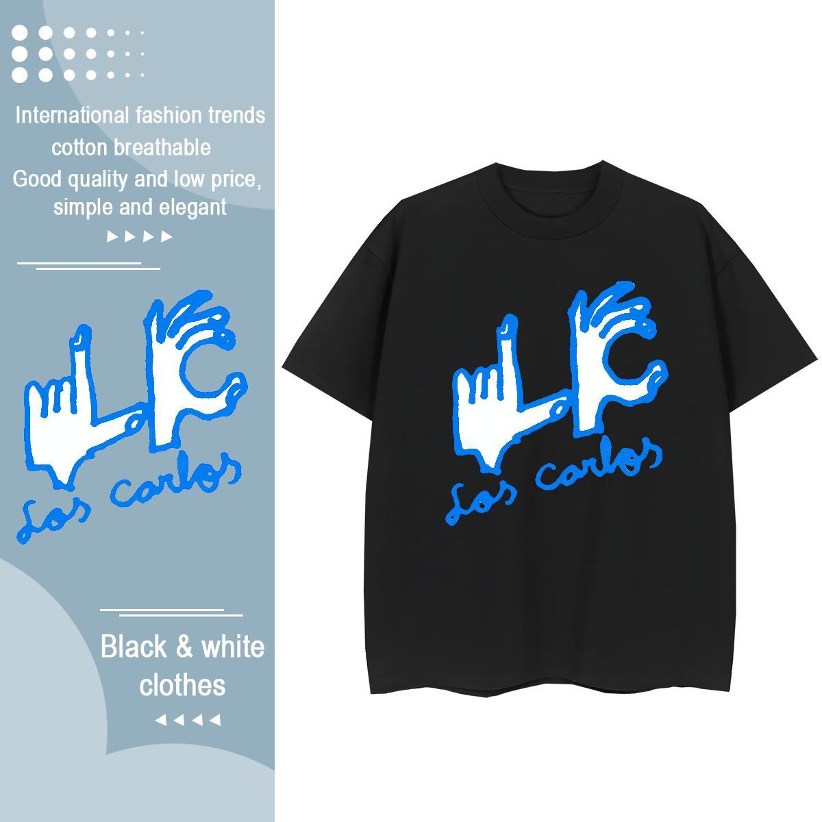 Comfortable Lady T shirt 230g Cotton letter Street Casual Womens T Shirts Breathable Soft DIY Anime Top Shirts