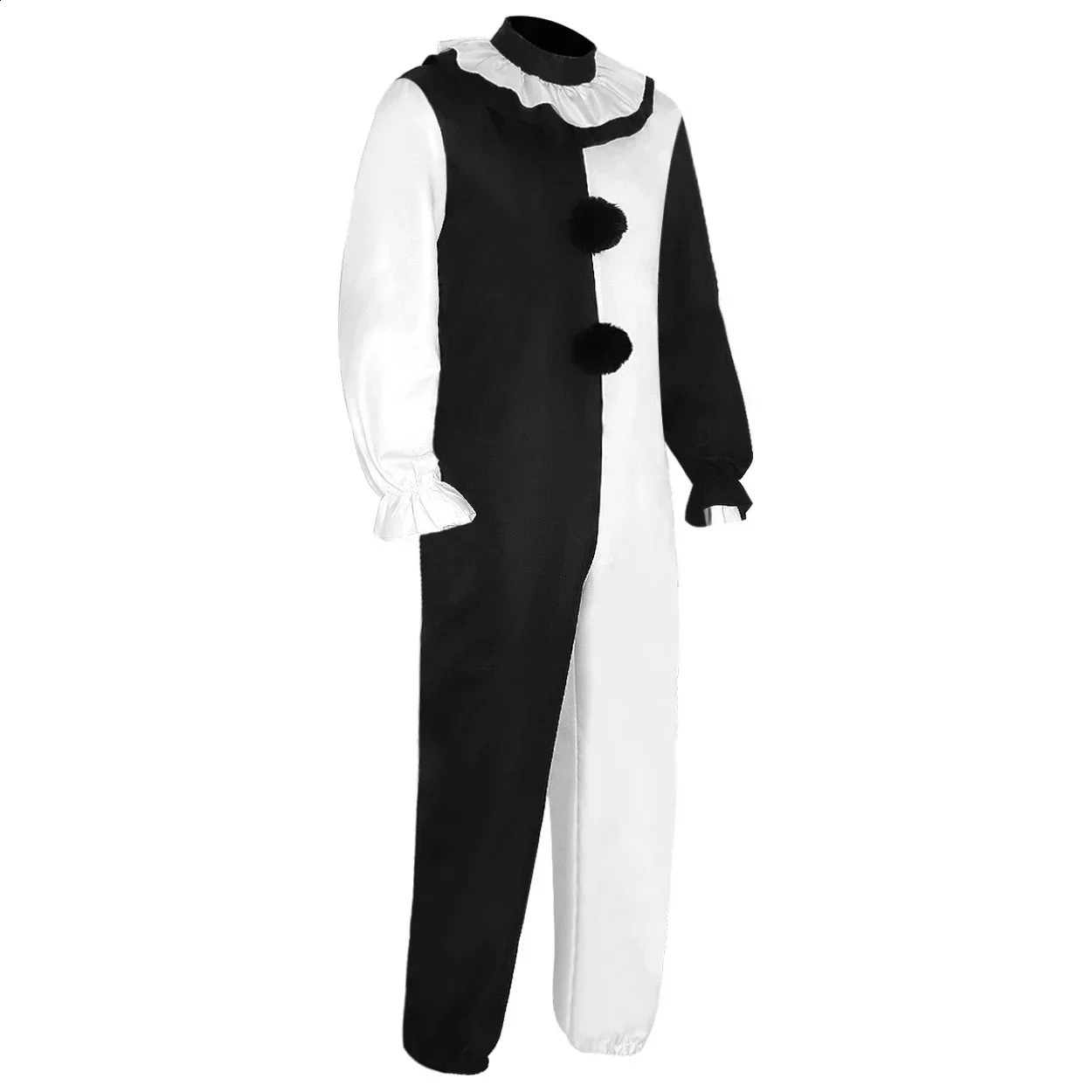 Artistic clown roleplaying movies territorial costumes jumpsuits Halloween fancy makeup masks 240823
