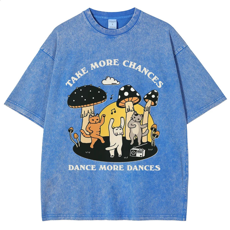 Y2K mens washable Tshirt hiphop seizes more opportunities graphic printing oversized unisex Harajuku short sleeved streetwear 240822