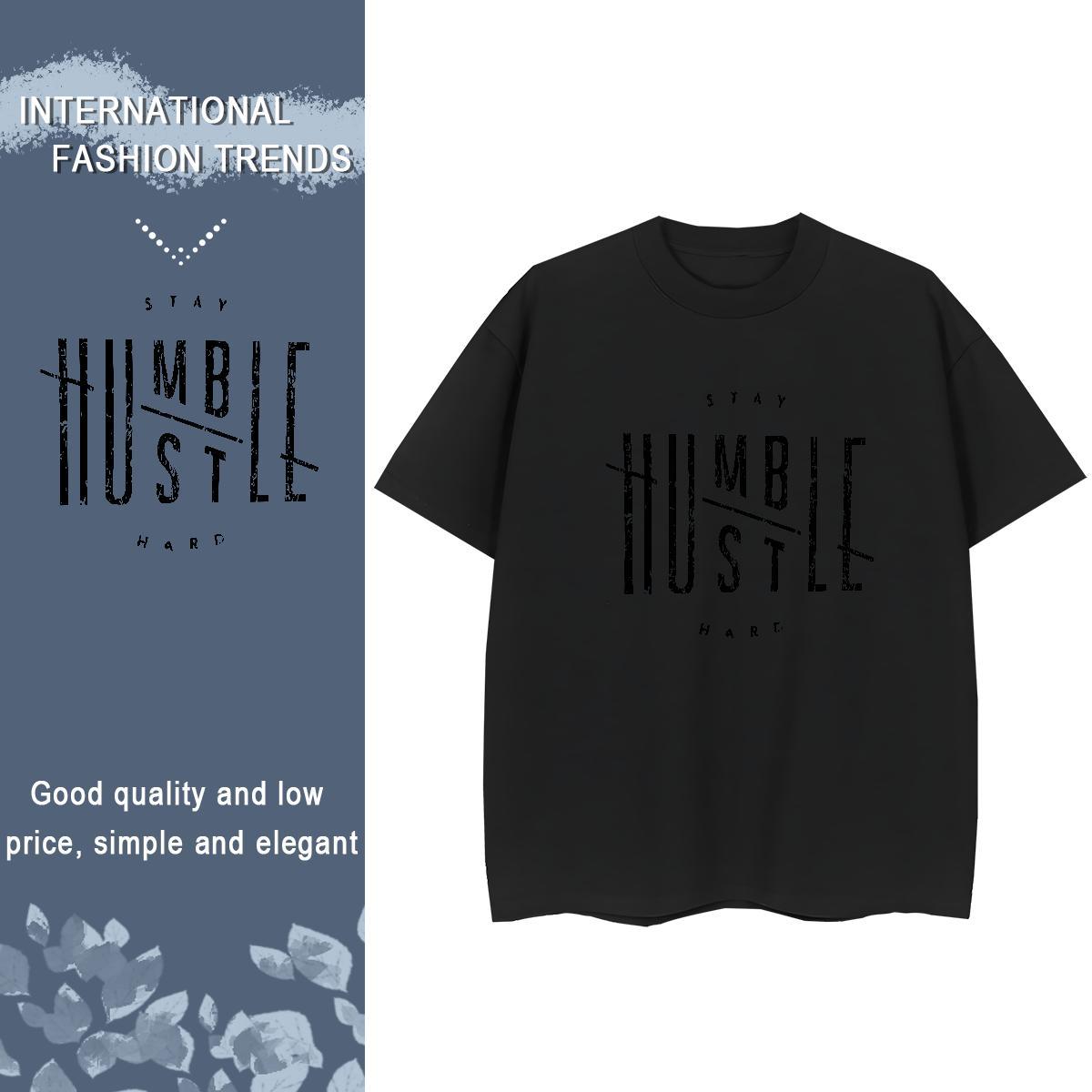 Free Shipping Tshirt for Man Woman 100% Cotton 230g letter Casual Beach T-Shirts for Women Breathable Crew Neck Customized Tops Shirt