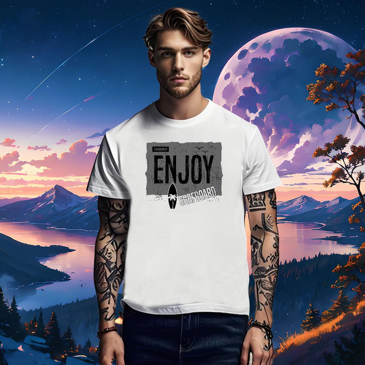 Popular T Shirt For Man 230g 100% Cotton letter Street Custom Cartoon Breathable Short Sleeve Tshirt for Man Woman Classic Casual Clothings