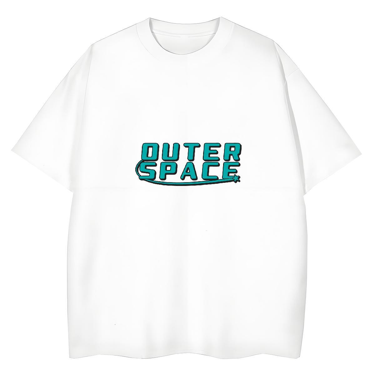 Lady Woman Tshirt 230g Cotton letter Summer Casual T-Shirts Breathable Soft Custom Printed Clothings