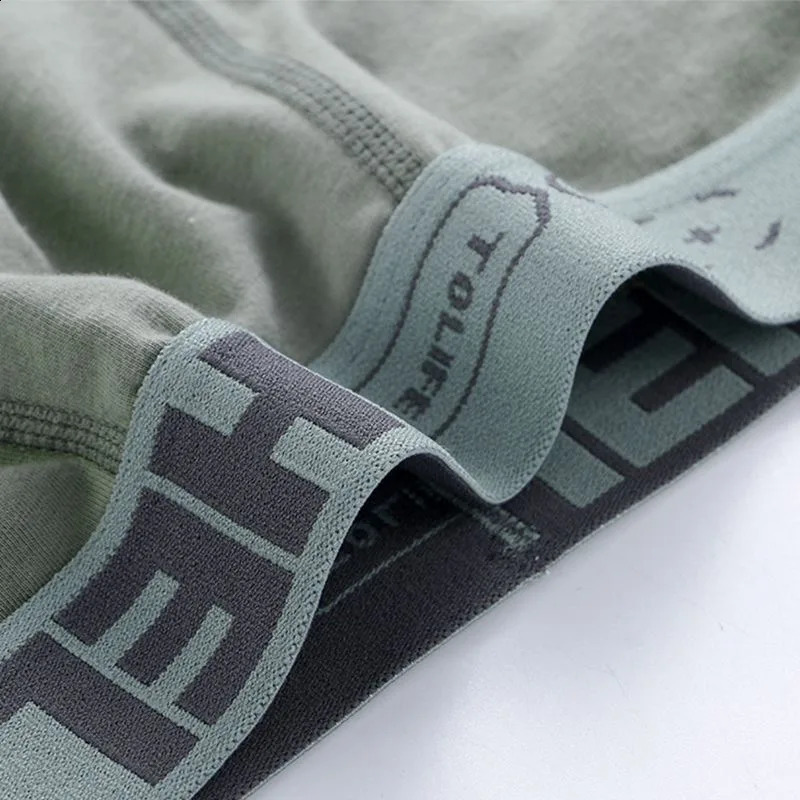 Mens Boxing Underwear Comfortable Cotton Cuecas Calzoncillos Breathable Shorts 240822