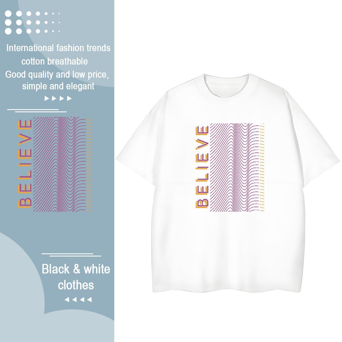 5A Women Tees 230g 100% Cotton letter Summer Casual T Shirt For Woman Short sleeve Soft DIY Logo Tees Shirts