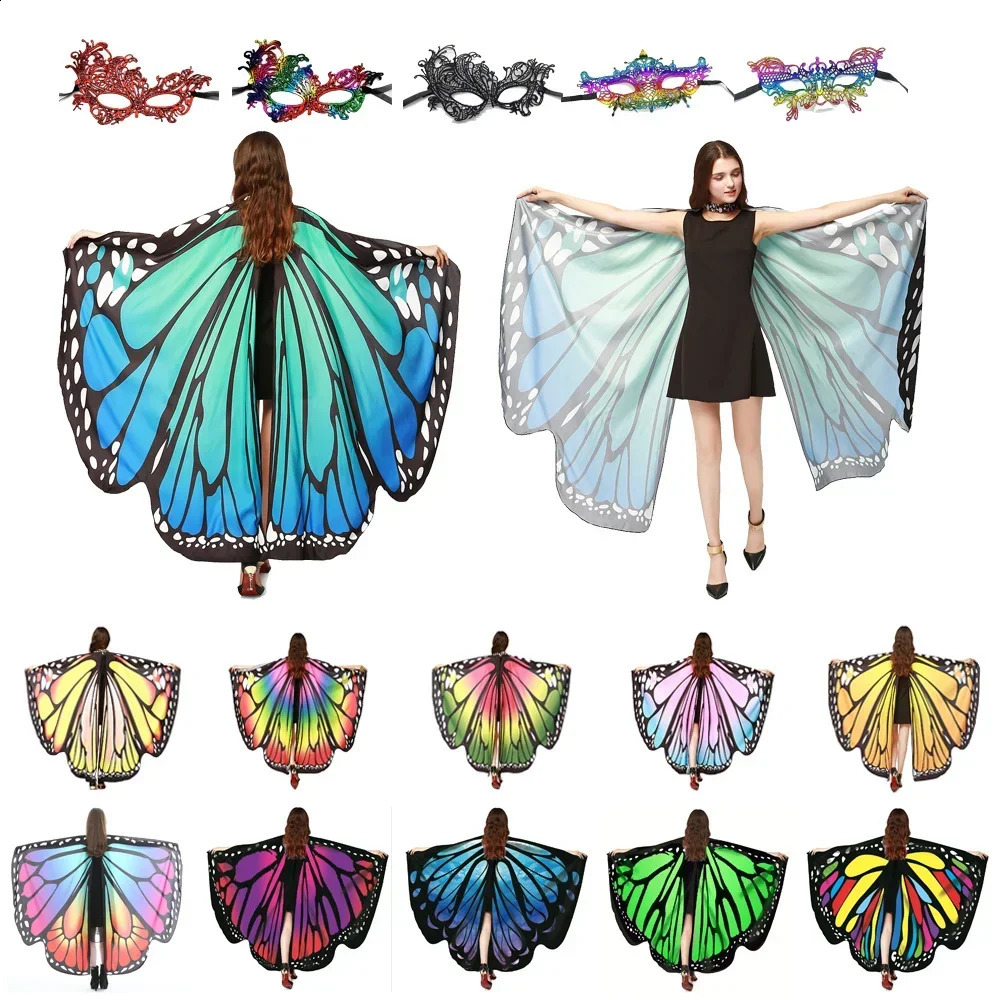 Childrens Butterfly Wings Womens Halloween Costume Adult Cosplay Female Corner 240823