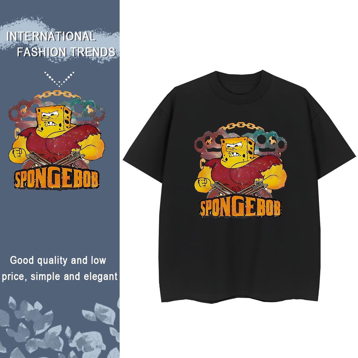 Comfortable Women Tshirts 230g Pure Cotton Animated characters Outdoor Women T Shirts Short sleeve Soft Custom Printed Tee Shirt