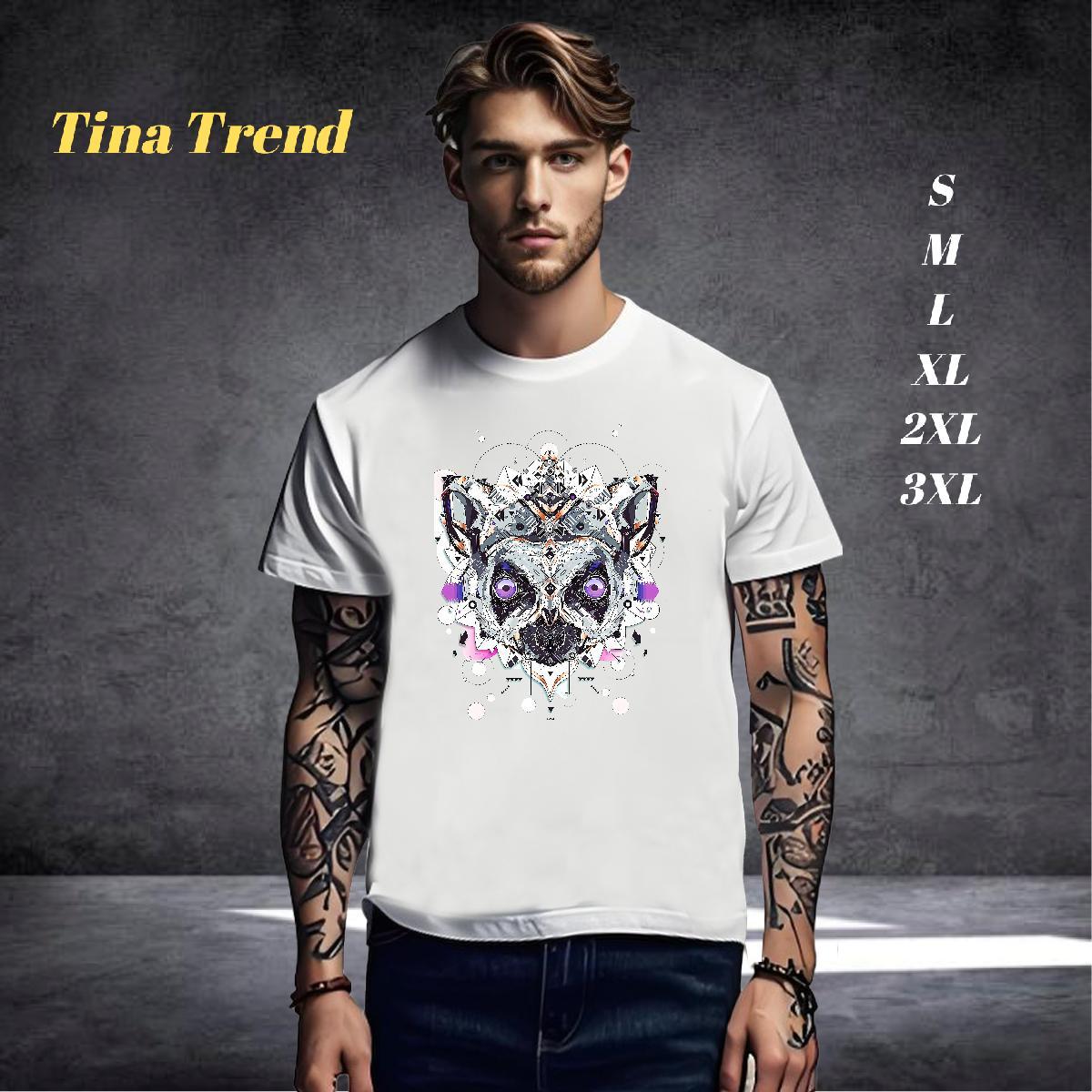 TOP Quality T-Shirts for Men 230g Pure Cotton eye of the devil High Street Hip Hop White Plus Size O Neck Short Sleeves Mens Tshirts Classic Tops Tees