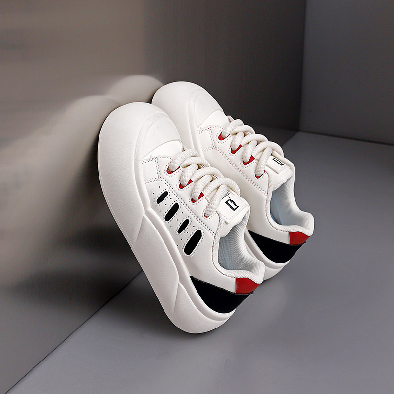 Ddmysports Autumn White New Korean Edition Ins Students Thick Soled Sports Board Casual Shoes Female XT OUTDOOR