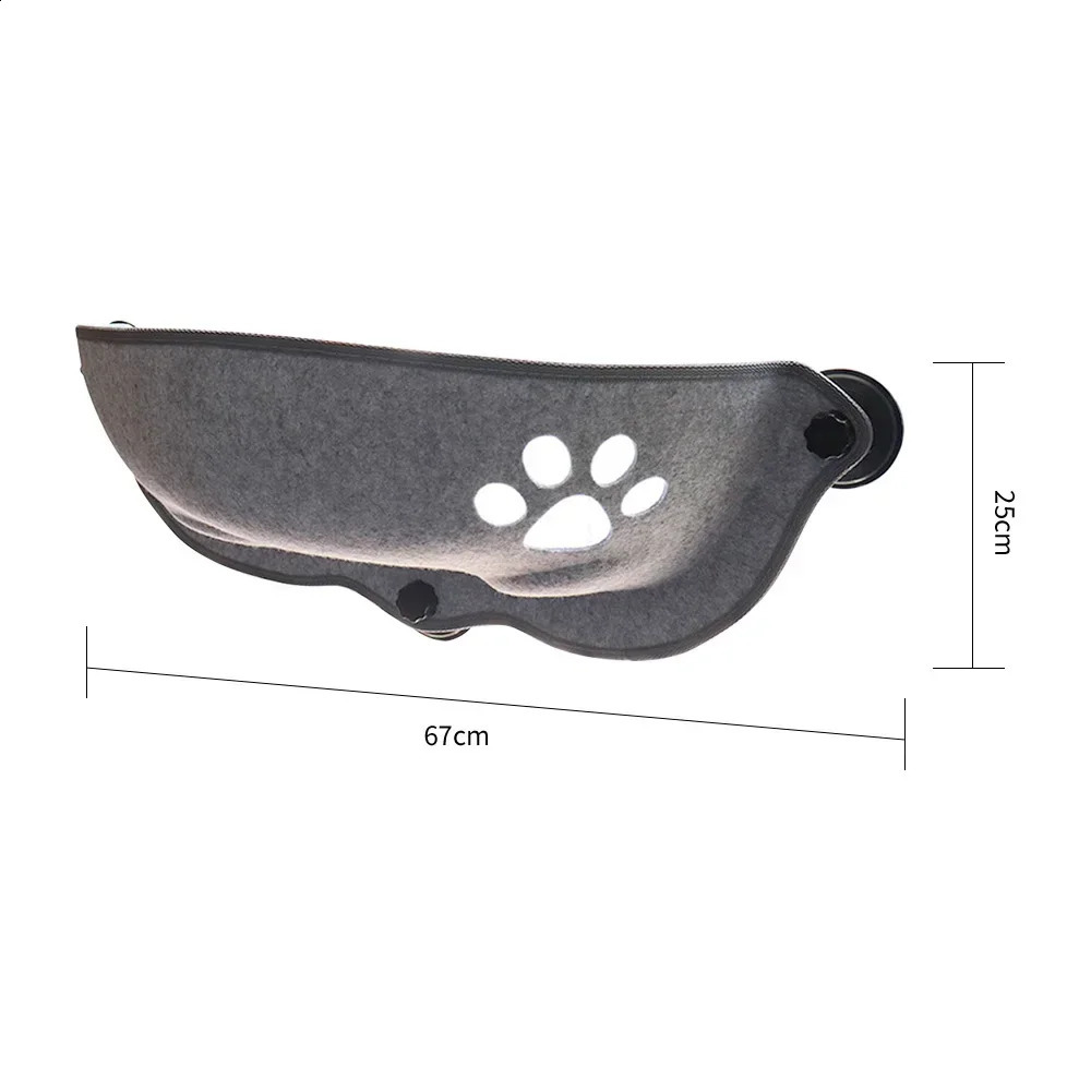 Cat Window Hammock With Strong Suction Cups Pet Kitty Hanging Sleeping Bed Storage For Pet Warm Ferret Cage Cat Shelf Seat Beds 240823