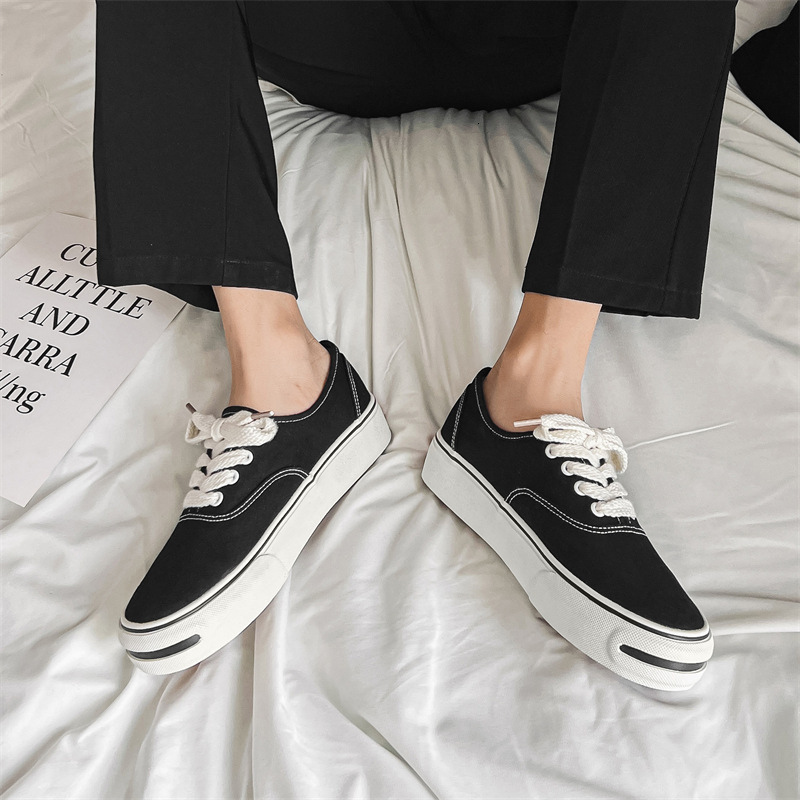 Ddmysports New Student Low Top Canvas Sports And Leisure Skateboarding Shoes Niche Design Open Mouth Laughing Men S X OUTDOOR