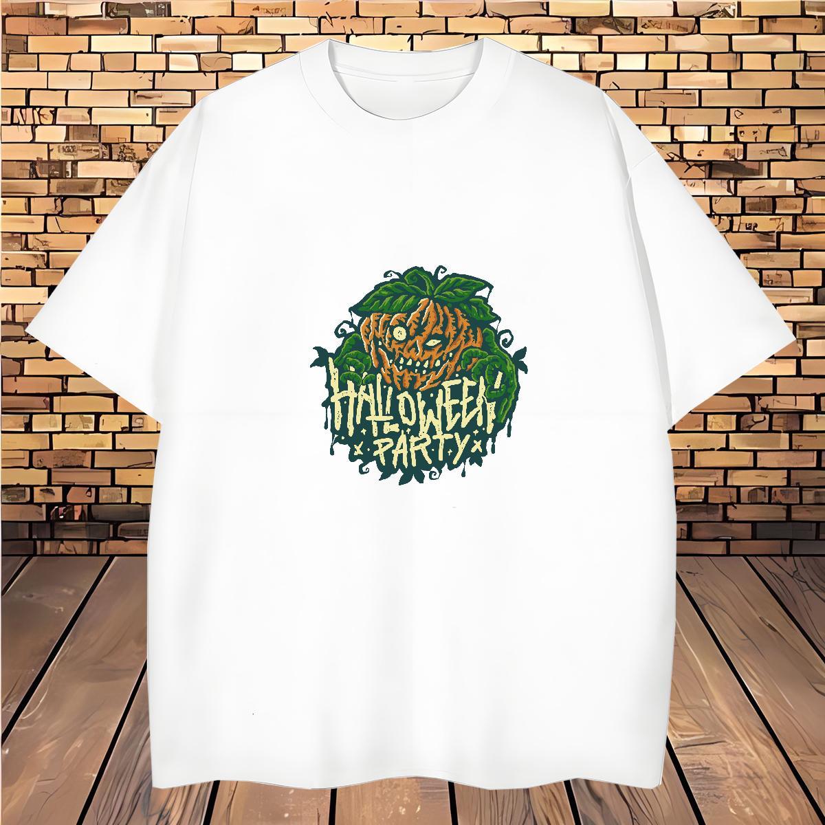 Brand T-Shirts 230g Cotton skull Hip Hop Graphic Short Sleeve O-Neck Men Clothes T-Shirt DIY Tees Shirts