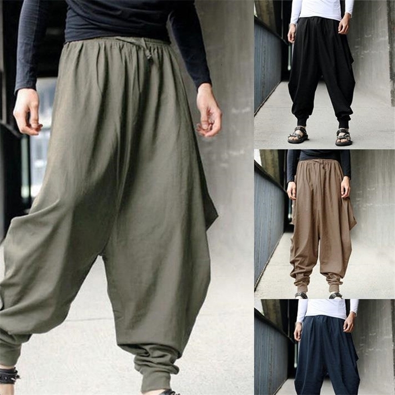 Hip Hop Punk Dance Pants Male High Elastic Waist Harem Vintage Loose Trousers Oversized S-5XL DNMY-852203 240822