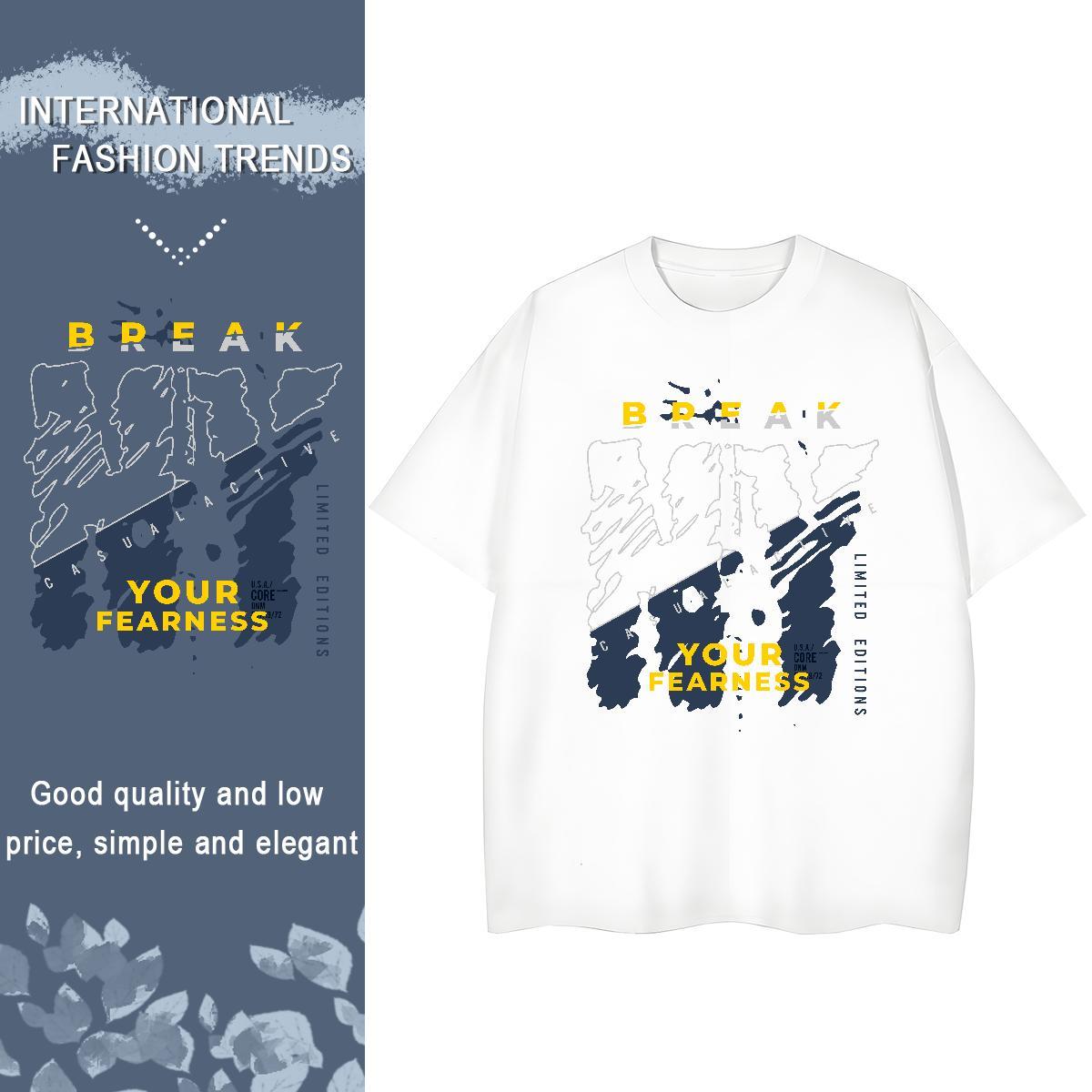 Designer Nice Couples T Shirts 230g Pure Cotton pistol High Street Hip Hop Woman T Shirts Comfortable Anime Print Tees Shirts