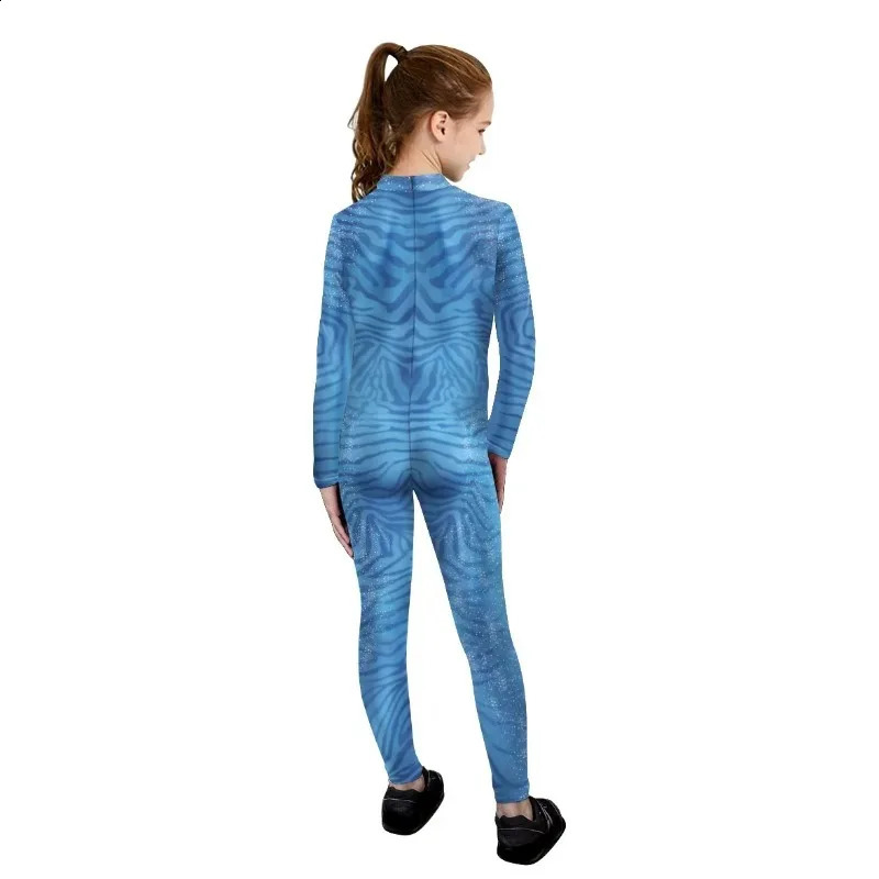 Role playing costumes Avatar movie theme 3D digital printed jumpsuit for men and women 240823
