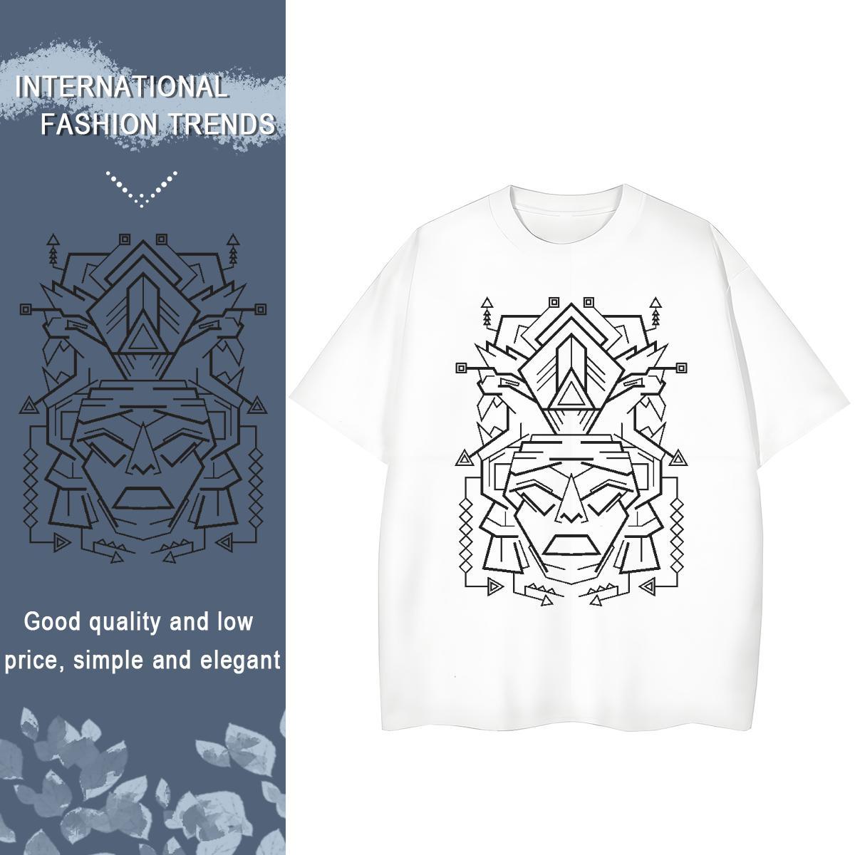 Designer Tshirt for Man Woman 100% Cotton 230g line Street Women T Shirts Short sleeve Soft Anime Oversized Tops Shirt