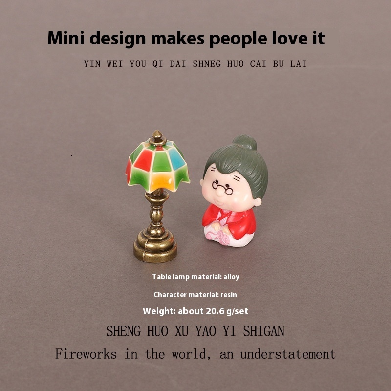 Charming Little Metal Crafted Desk Lamps - Ideal Accessory for Model Homes and Office Cubicles