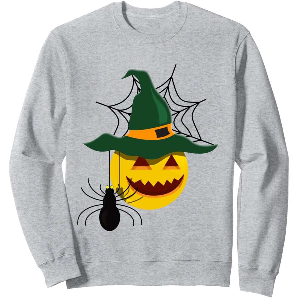 Long Sleeve Shirts for Men sweatshirt Funny Pumpkin Halloween, Scary nightmare Cartoon Sweatshirt T shirt Tee Streetwear Casual tops clothes