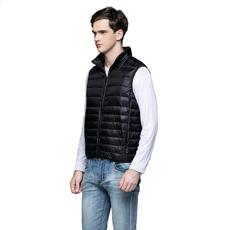 CHRLCK Mens Hiking Tank Top Waterproof Ultra Light Coat Hardin Camping Skiing Duck Outdoor 240822