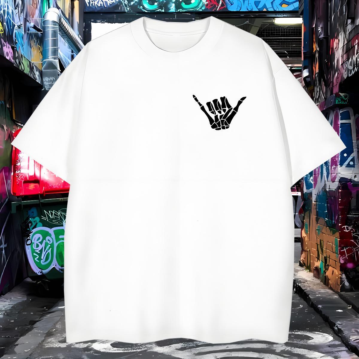 High Quality T-Shirts for Men 100% Cotton 230g skull Sports Casual Custom Print Oversized Breathable Crew Neck Men Tees Classic Top Tees