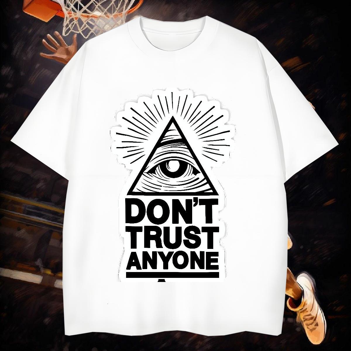 Cool T Shirts Men 230g 100% Cotton eye of the devil Home Outdoor Custom Print Plus Size Crew Neck Mens Tshirts Fashion Casual Clothings