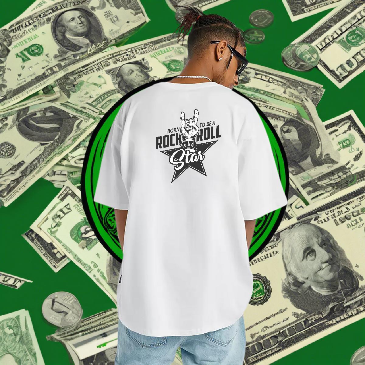 Cool T shirt 100% Cotton 230g hands Casual Anime Short Sleeve O-Neck Men Tshirts DIY Customized Tees
