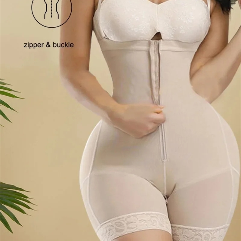 AfruliA Fajas Colombiana Girdle Full Body Shaper Lift Up Butt Lifter Bodysuits Tummy Control Panties Waist Trainer Thigh Slimmer 240822