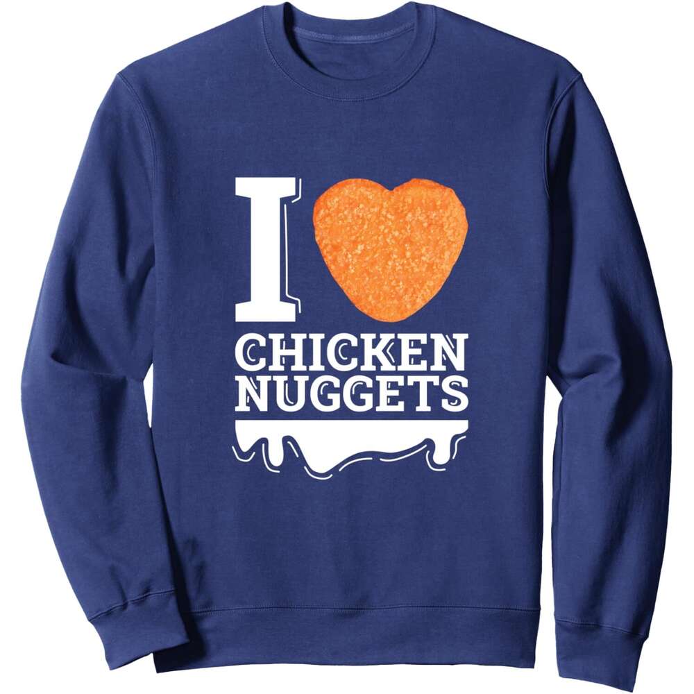 Long Sleeve Shirts for Men sweatshirt I Love Chicken Nets, Ns Lover Funny Heart Gift Sweatshirt T shirt Tee Streetwear Casual tops clothes