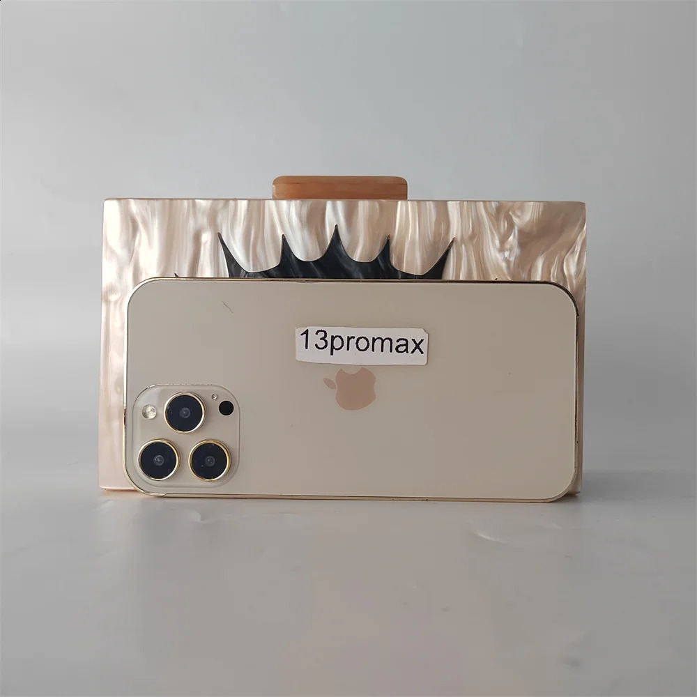 Wedding Mini Beach Party Clutch Wallet Womens Box Handbag ner Acrylic Nude Cartoon Evening Bag w240822