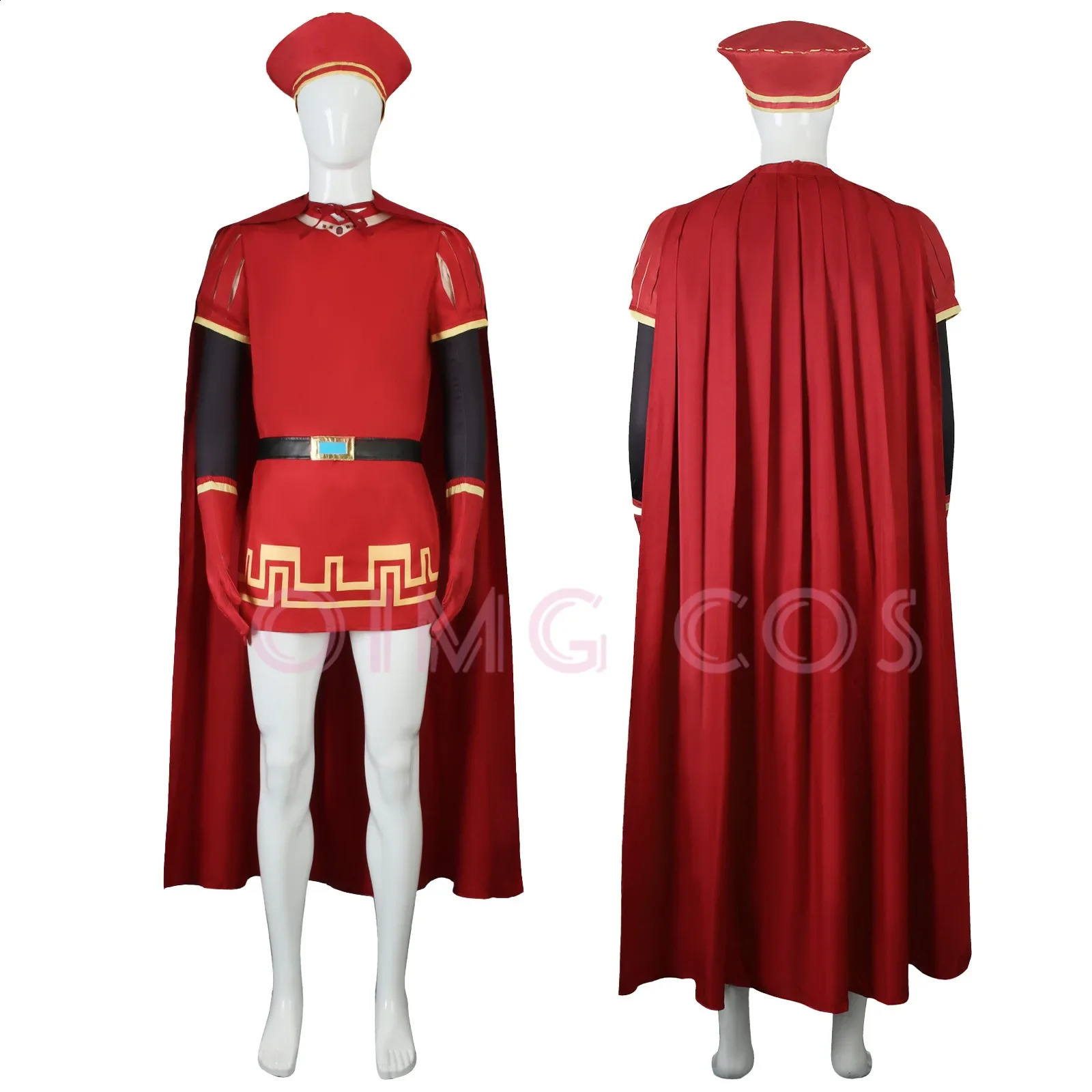 Lord Farquod cosplay costume Shrek Carnival uniform wig anime Halloween holiday party female game 240823