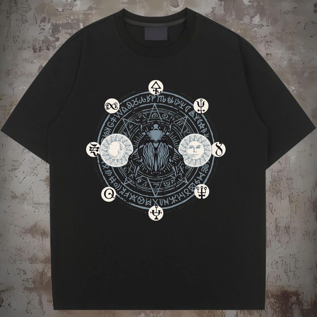 Nice Unisex Tshirts 230g Pure Cotton painting Beach T-Shirts for Women Crew Neck Custom Printing Tops Tees