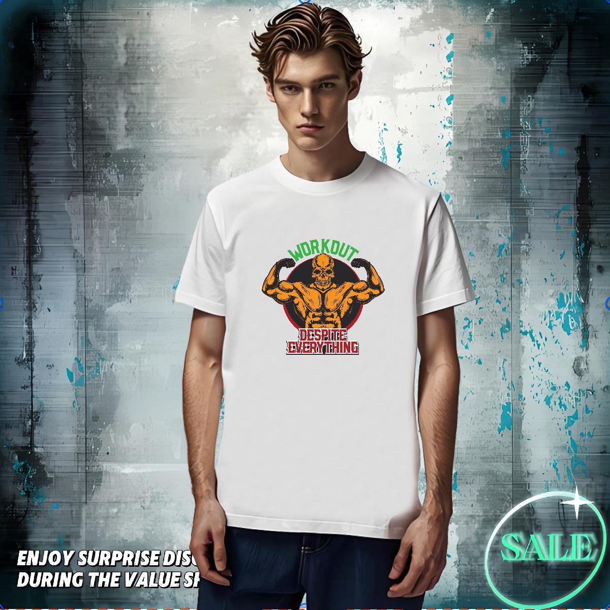 Cool Man T Shirts 100% Cotton 230g skull Daily Outfit Custom Printed Short Sleeve O-Neck Men Tshirts Stylist Wear