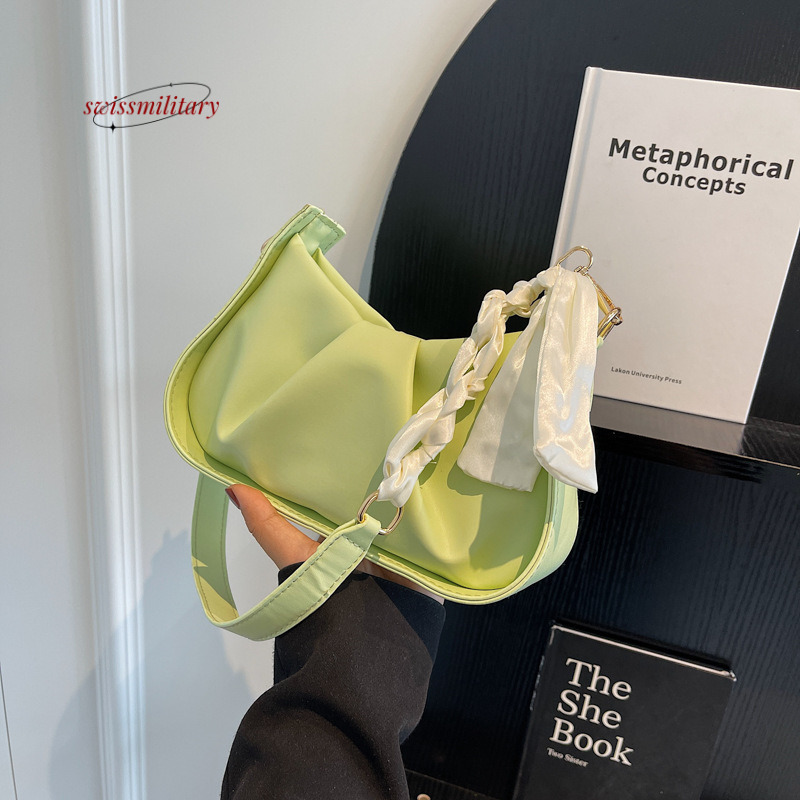 Swissmilitary High end pleated cloud in the summer of 2024, trendy and niche bag with stylish texture for women #24