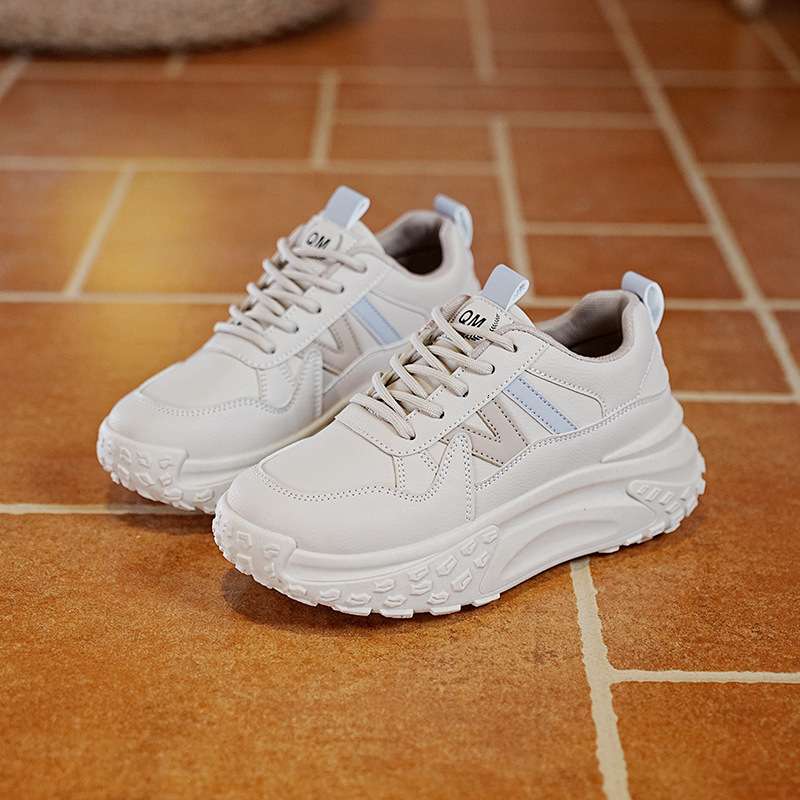 Ddmysports Autumn New Ins Korean Edition Dad Girls Thick Bottom Versatile Casual Sports Board Shoes For Women KT OUTDOOR