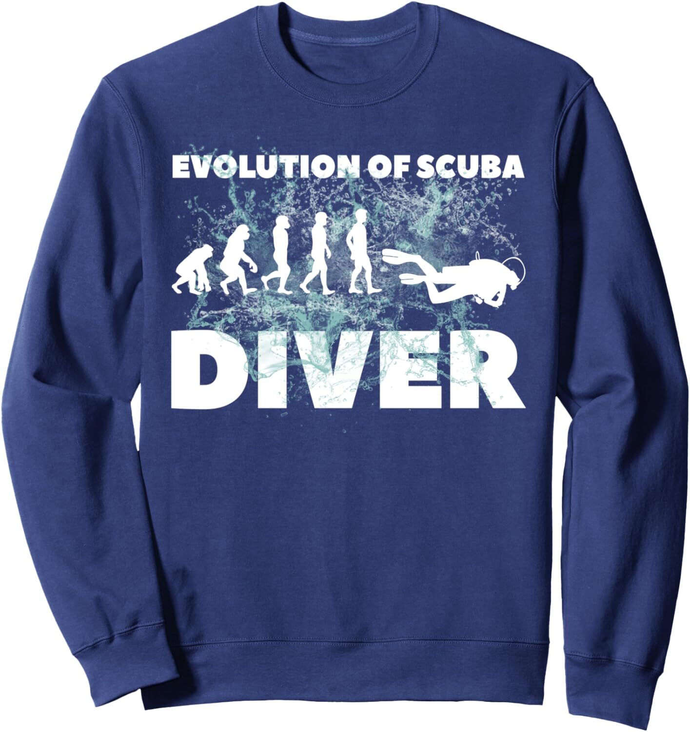 Long Sleeve Shirts for Men sweatshirt Funny Evolution Of Diver Sport Aquatic Gift Sweatshirt T shirt Tee Streetwear Casual tops clothes