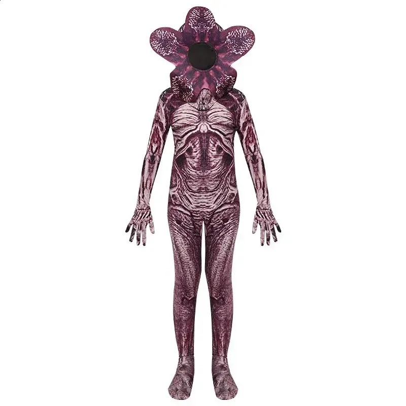 Adult Party Carnival Anime Suit Cos Cannibal Flower Onesie Halloween Horror Cosplay Costume Tights Costume 240823