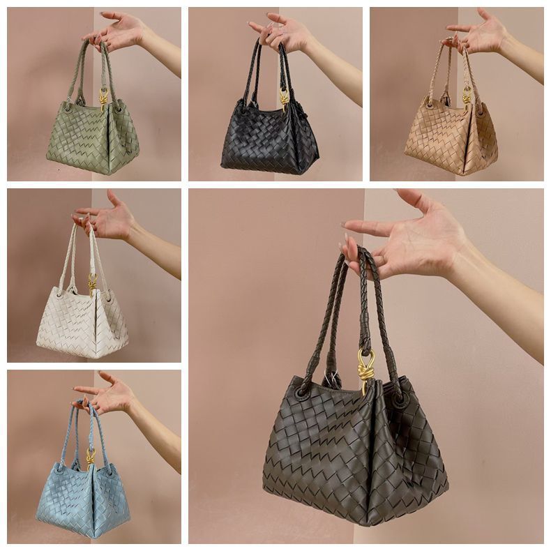New Mini Parachute Shoulder Bag Luxury Designer Knot Detachable Strap Crossbody Bag Magnetic Tab Closure Handbag Gold Hardware Fashion Women Casual Jodie Bag