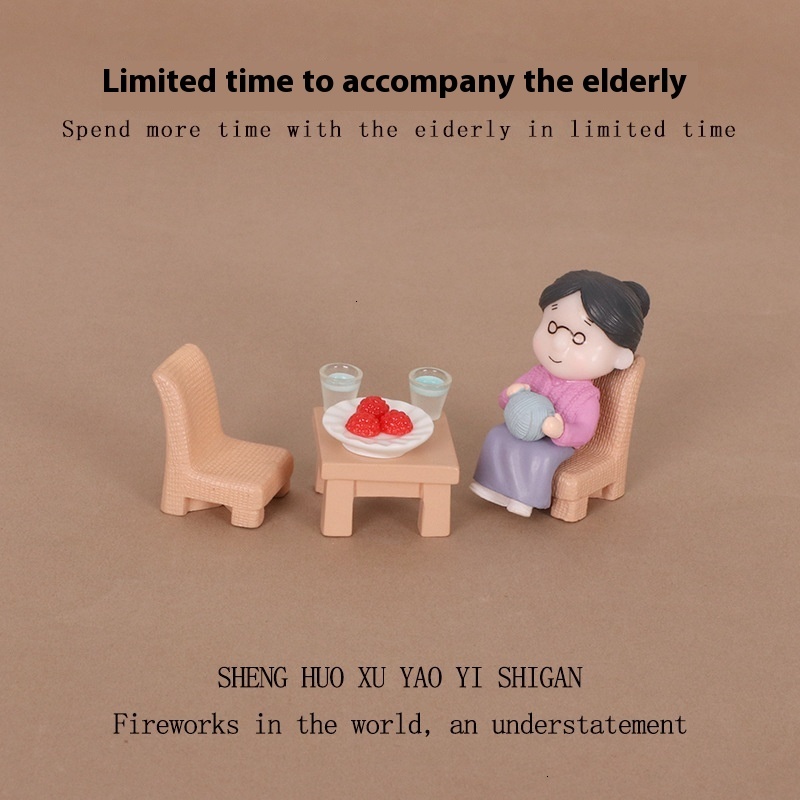 Quaint Nursery Room Arrangement Including Table, Chair Sets, and Cute Miniature Figurines