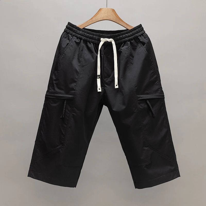 Product Cut Shorts Mens Summer Fashion Ice Silk Thin Casual Loose American Sports 240823