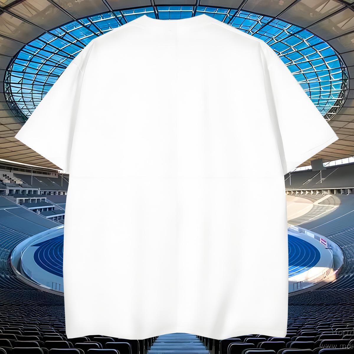 TOP Quality Mens T Shirts 230g Pure Cotton eye of the devil High Street Hip Hop Custom Printing Crew Neck Breathable Men Tees New Clothings