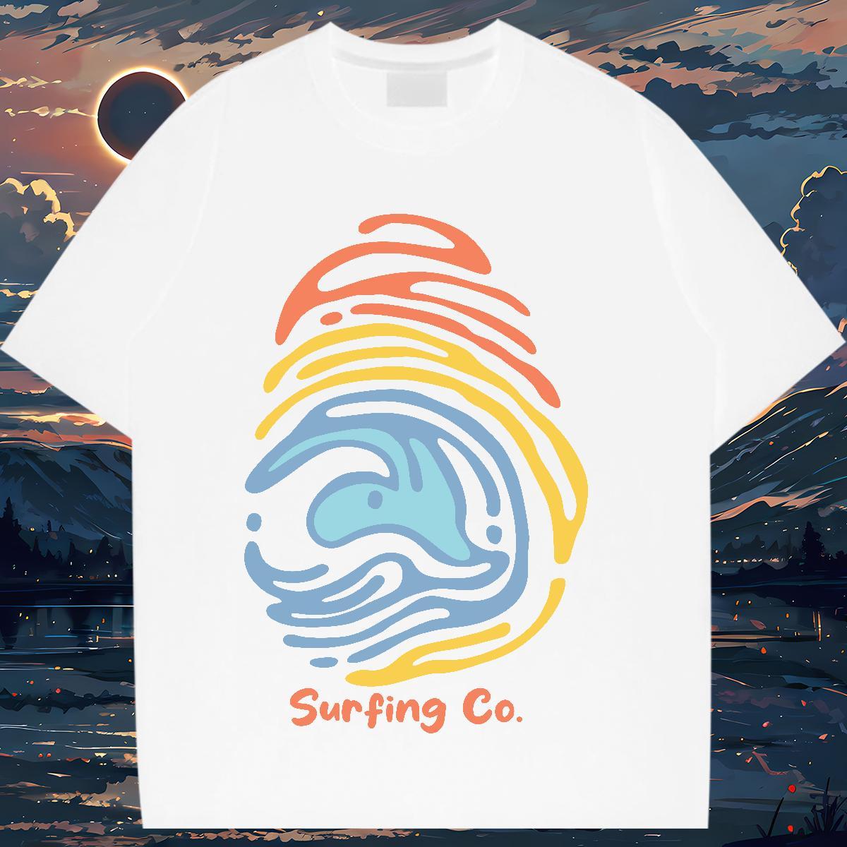 Designer Womens Tshirts 230g Cotton painting Outdoor T Shirt For Woman Round Neck Short Sleeve Customized Tees Shirts