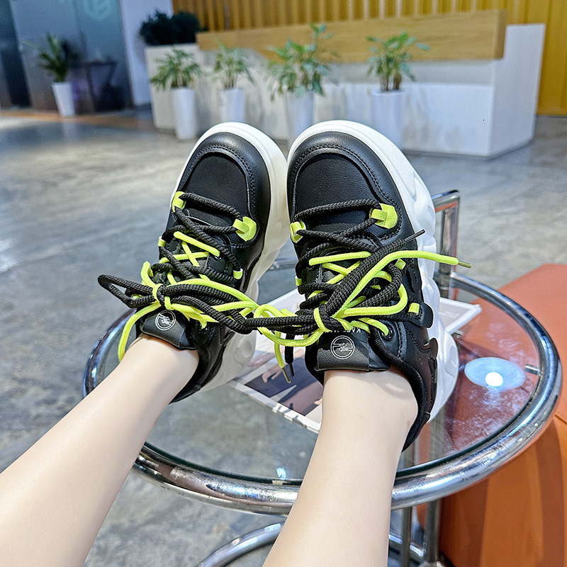 Ddmysports Dad S Women Autumn Thick Soled Black Shoes Children New Mesh Breathable Casual Sports OUTDOOR